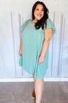 Out For The Day Sage Crinkle Woven Ruffle Sleeve Dress *online exclusive-[option4]-[option5]-Cute-Trendy-Shop-Womens-Boutique-Clothing-Store