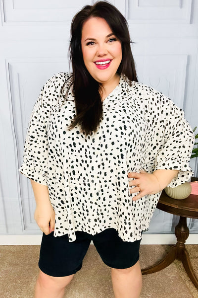Diva Loving Ivory Leopard Print Button Down Oversized Top *online exclusive-[option4]-[option5]-Cute-Trendy-Shop-Womens-Boutique-Clothing-Store