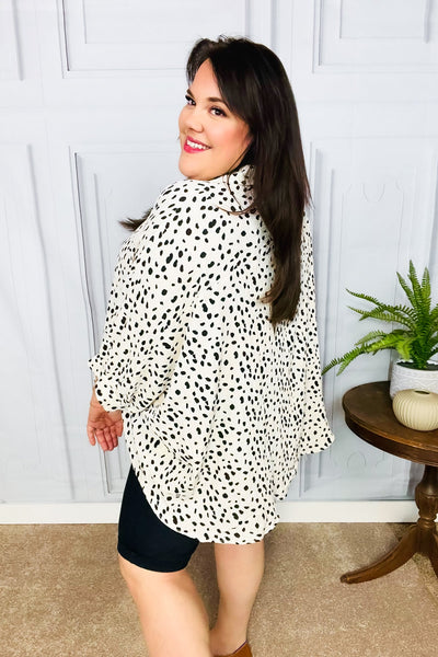 Diva Loving Ivory Leopard Print Button Down Oversized Top *online exclusive-[option4]-[option5]-Cute-Trendy-Shop-Womens-Boutique-Clothing-Store