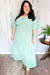 Mint Elastic V Neck Tiered Maxi Dress *online exclusive-[option4]-[option5]-Cute-Trendy-Shop-Womens-Boutique-Clothing-Store