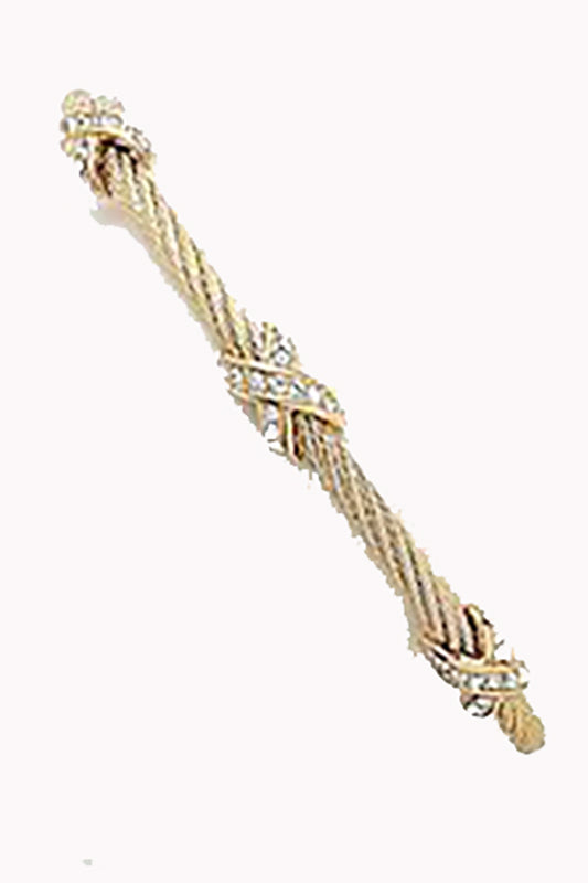 Take A Break Gold Pave Bracelet-Cute-Trendy-Shop-Womens-Boutique-Clothing-Store