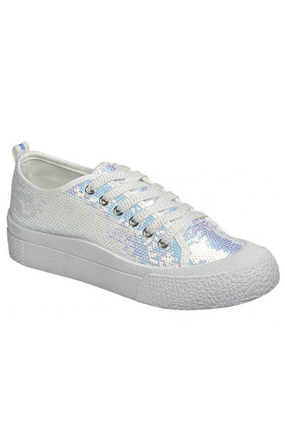 Let's Party Sequin Sneakers Silver *instore & online-[option4]-[option5]-Cute-Trendy-Shop-Womens-Boutique-Clothing-Store