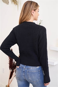 Let's go Shopping Black Sweater Top *instore & online-[option4]-[option5]-Cute-Trendy-Shop-Womens-Boutique-Clothing-Store