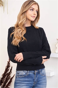 Let's go Shopping Black Sweater Top *instore & online-[option4]-[option5]-Cute-Trendy-Shop-Womens-Boutique-Clothing-Store