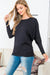 Love the Look Black Ruched Dolman Top *instore & online-[option4]-[option5]-Cute-Trendy-Shop-Womens-Boutique-Clothing-Store