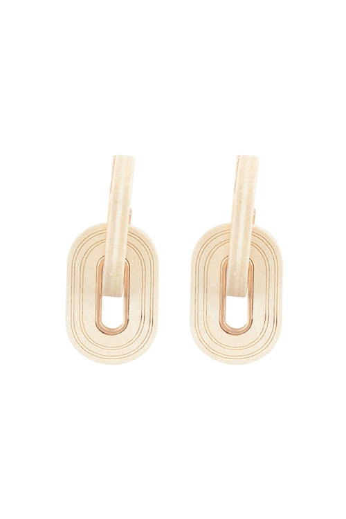 Bring on Style Cream Oval Hoop Earrings *Online & In Store*-[option4]-[option5]-Cute-Trendy-Shop-Womens-Boutique-Clothing-Store