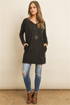 Makes Life Easy Long Tunic Top Black *instore & online-[option4]-[option5]-Cute-Trendy-Shop-Womens-Boutique-Clothing-Store