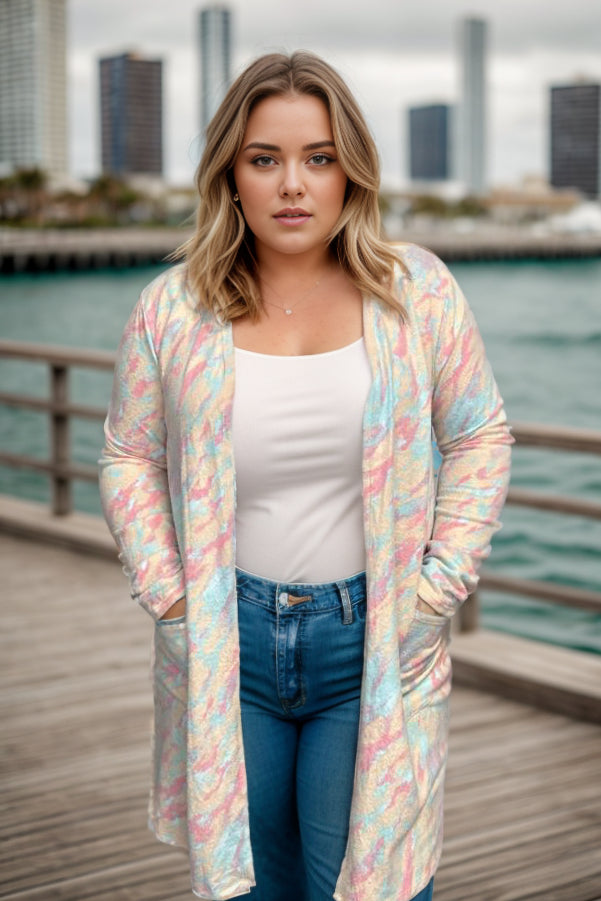 Marbled Bliss - Cardigan *online exclusive