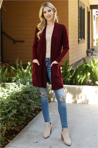 My Throw on and Go Cardigan Burgundy *instore & online-[option4]-[option5]-Cute-Trendy-Shop-Womens-Boutique-Clothing-Store