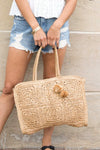 Nothing But Sun Woven Straw Tote Purse *instore & online-[option4]-[option5]-Cute-Trendy-Shop-Womens-Boutique-Clothing-Store