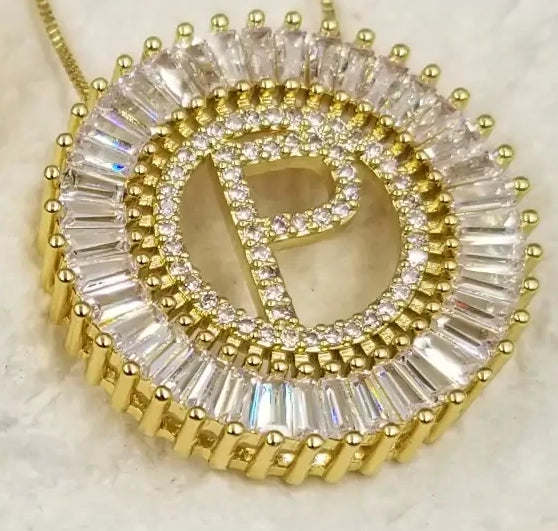 Radiant Gold Initial Necklace A - W-P-Cute-Trendy-Shop-Womens-Boutique-Clothing-Store