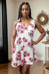 Pink Sunflowers - Swing Dress *online exclusive-[option4]-[option5]-Cute-Trendy-Shop-Womens-Boutique-Clothing-Store