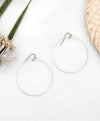 Play the Game Hoop Earrings Silver-Silver-[option4]-[option5]-Cute-Trendy-Shop-Womens-Boutique-Clothing-Store