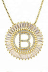 Radiant Initial Rhinestone Necklace Gold (B)-[option4]-[option5]-Cute-Trendy-Shop-Womens-Boutique-Clothing-Store