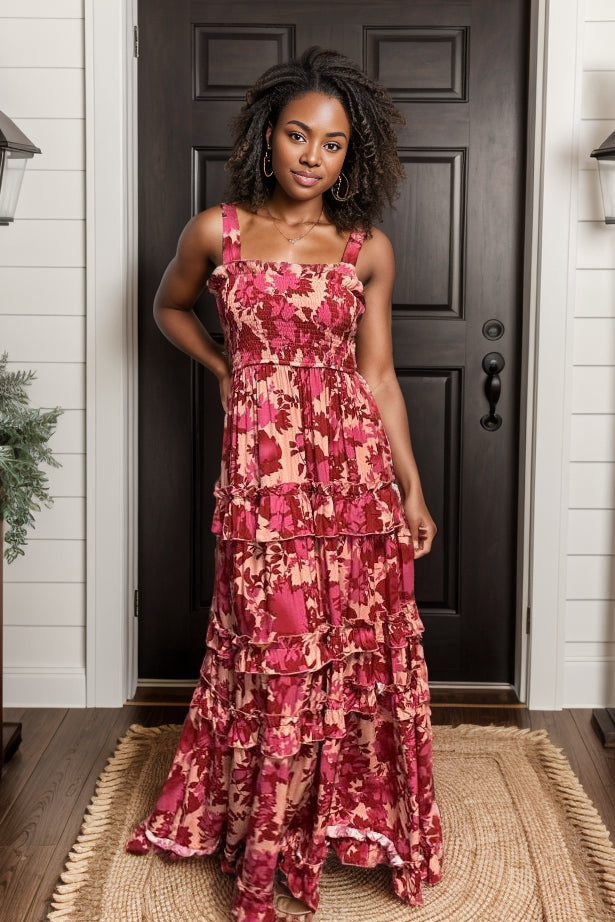 Ruffled Sweetheart - Maxi Dress *online exclusive-[option4]-[option5]-Cute-Trendy-Shop-Womens-Boutique-Clothing-Store