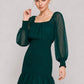 Midnight Romance Smocked Mini Dress-Cute-Trendy-Shop-Womens-Boutique-Clothing-Store