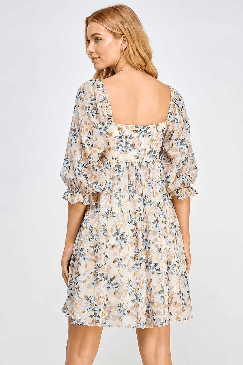 Sweet Blossom Floral Pocket Dress-Cute-Trendy-Shop-Womens-Boutique-Clothing-Store