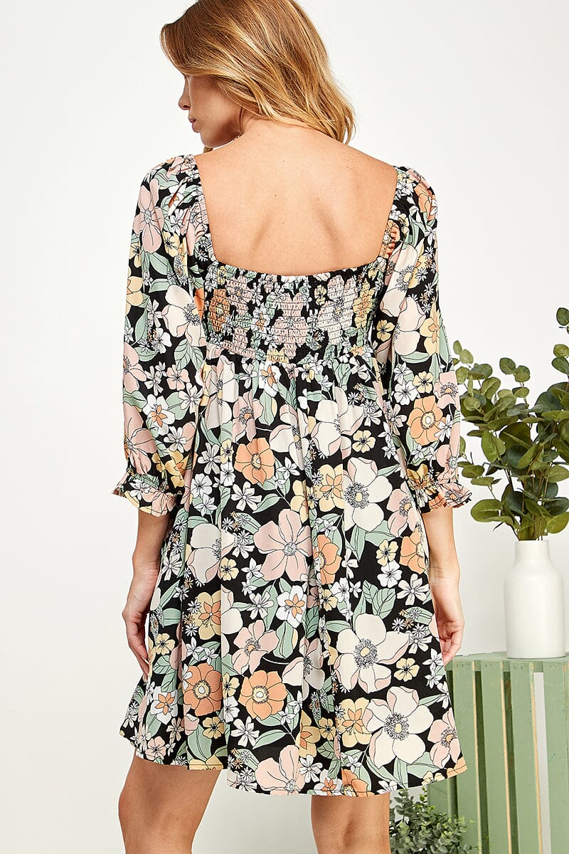 The Sunset Stroll Floral Tunic Dress-Cute-Trendy-Shop-Womens-Boutique-Clothing-Store