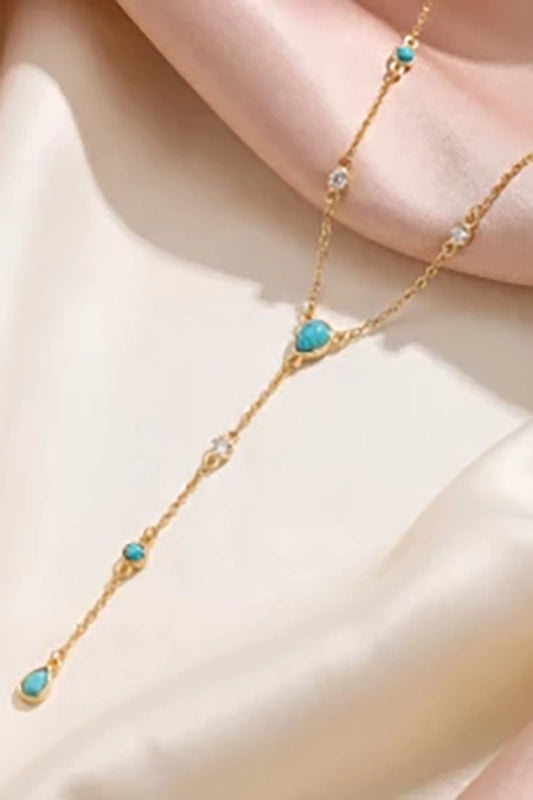 Taste of Southwest Turquoise Y Lariat-Cute-Trendy-Shop-Womens-Boutique-Clothing-Store