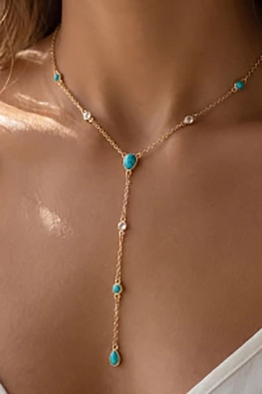 Taste of Southwest Turquoise Y Lariat-Cute-Trendy-Shop-Womens-Boutique-Clothing-Store