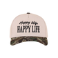 "Happy Wife, Happy Life" Two-Tone Cap-Camo-Cute-Trendy-Shop-Womens-Boutique-Clothing-Store