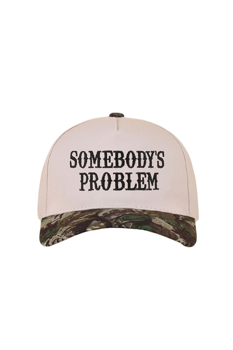"Somebody's Problem" Cap-Camo-Cute-Trendy-Shop-Womens-Boutique-Clothing-Store