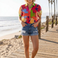 Sunrise Tropical Floral Blouse-[option4]-[option5]-Cute-Trendy-Shop-Womens-Boutique-Clothing-Store