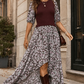 Boho Radiance Contrast Slit Maxi-Cute-Trendy-Shop-Womens-Boutique-Clothing-Store