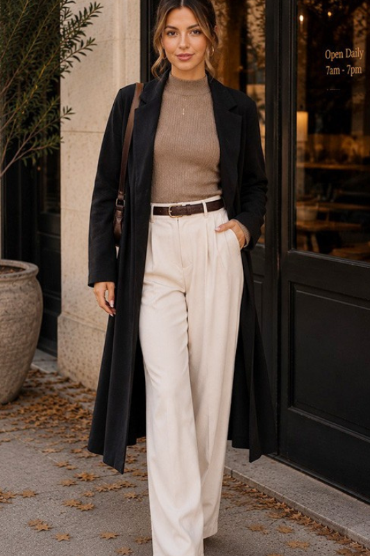 Downtown Belted Midi Duster-Black-SMALL-Cute-Trendy-Shop-Womens-Boutique-Clothing-Store