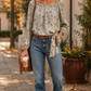 Cottage Rose Side-Tie Top