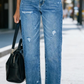 City Stroll Distressed Ankle Jeans-Cute-Trendy-Shop-Womens-Boutique-Clothing-Store