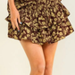 Bohemian Ruffle Print Skort-Cute-Trendy-Shop-Womens-Boutique-Clothing-Store