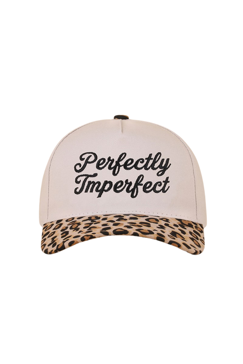 "Perfectly Imperfect" Ball Cap-Leopard-[option4]-[option5]-Cute-Trendy-Shop-Womens-Boutique-Clothing-Store