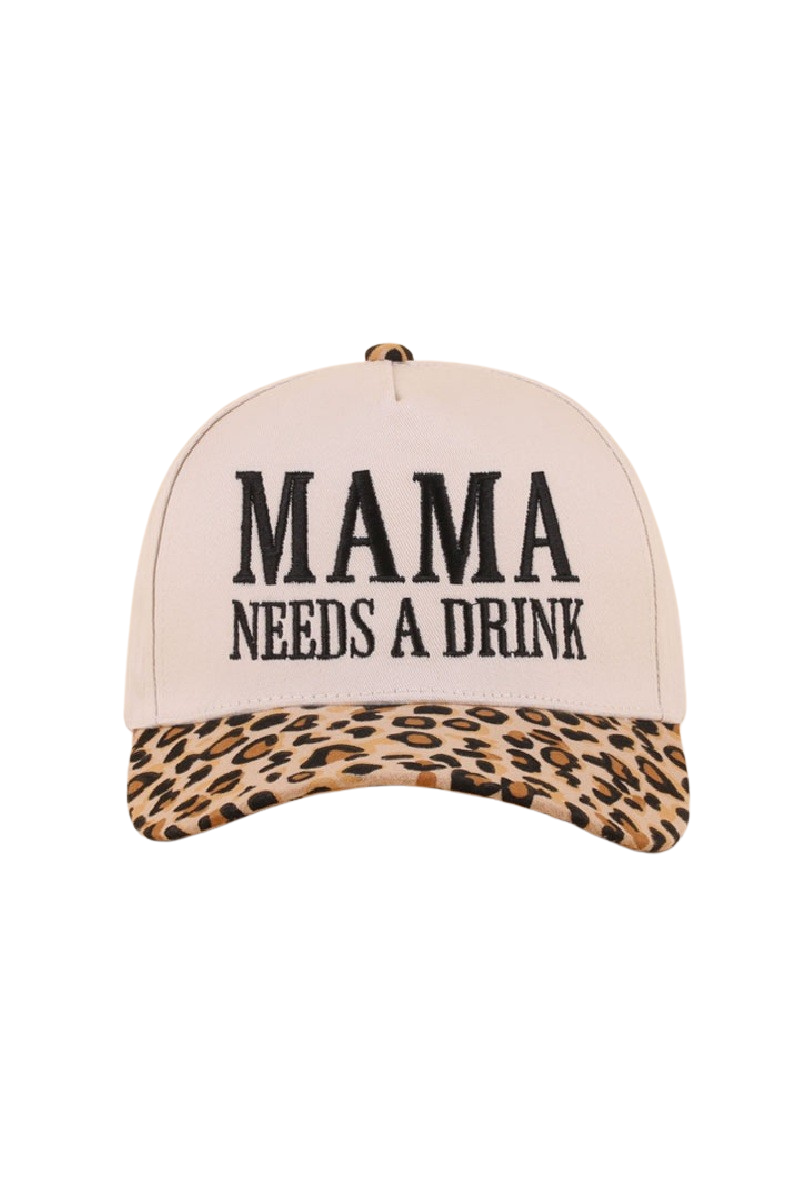 Mama Needs A Drink Cap-Leopard-[option4]-[option5]-Cute-Trendy-Shop-Womens-Boutique-Clothing-Store