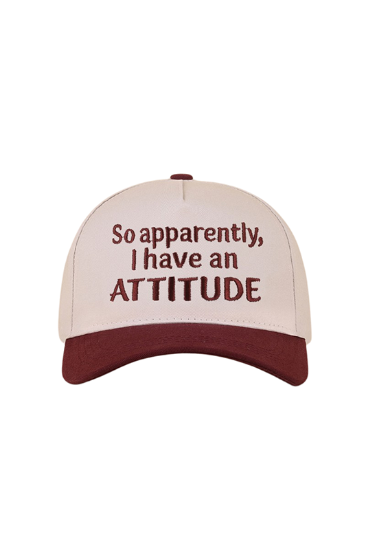 "So Apparently, I Have An Attitude" Ball Cap-[option4]-[option5]-Cute-Trendy-Shop-Womens-Boutique-Clothing-Store