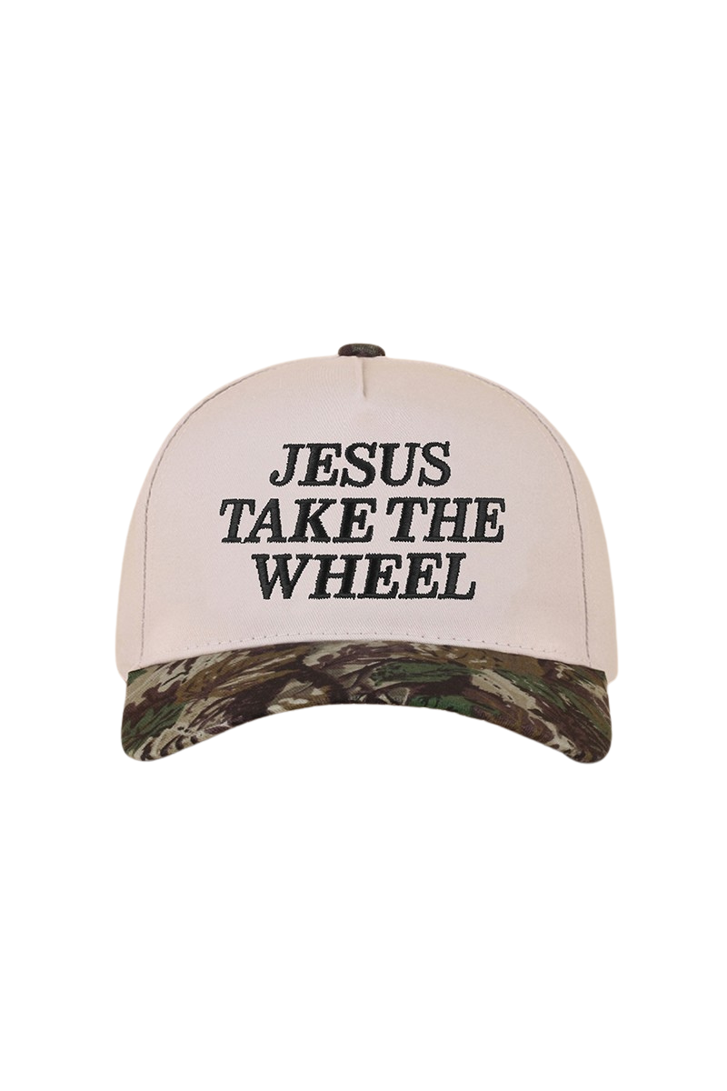 "Jesus Take The Wheel" Canvas Baseball Cap-[option4]-[option5]-Cute-Trendy-Shop-Womens-Boutique-Clothing-Store