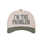 I'm The Problem Baseball Cap-Forest Green-[option4]-[option5]-Cute-Trendy-Shop-Womens-Boutique-Clothing-Store