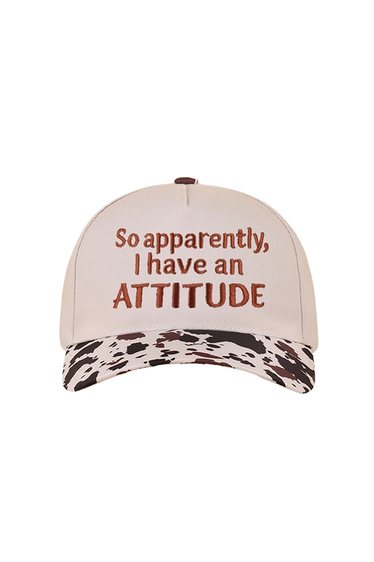 "So Apparently, I Have An Attitude" Ball Cap-[option4]-[option5]-Cute-Trendy-Shop-Womens-Boutique-Clothing-Store