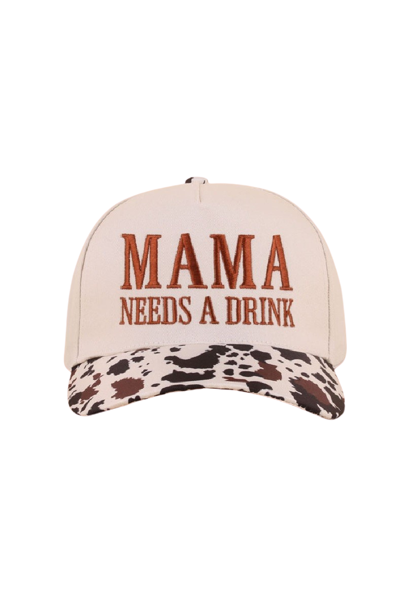Mama Needs A Drink Cap-Cow-[option4]-[option5]-Cute-Trendy-Shop-Womens-Boutique-Clothing-Store