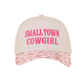 'Small Town Cowgirl" Ball Cap-Floral-[option4]-[option5]-Cute-Trendy-Shop-Womens-Boutique-Clothing-Store