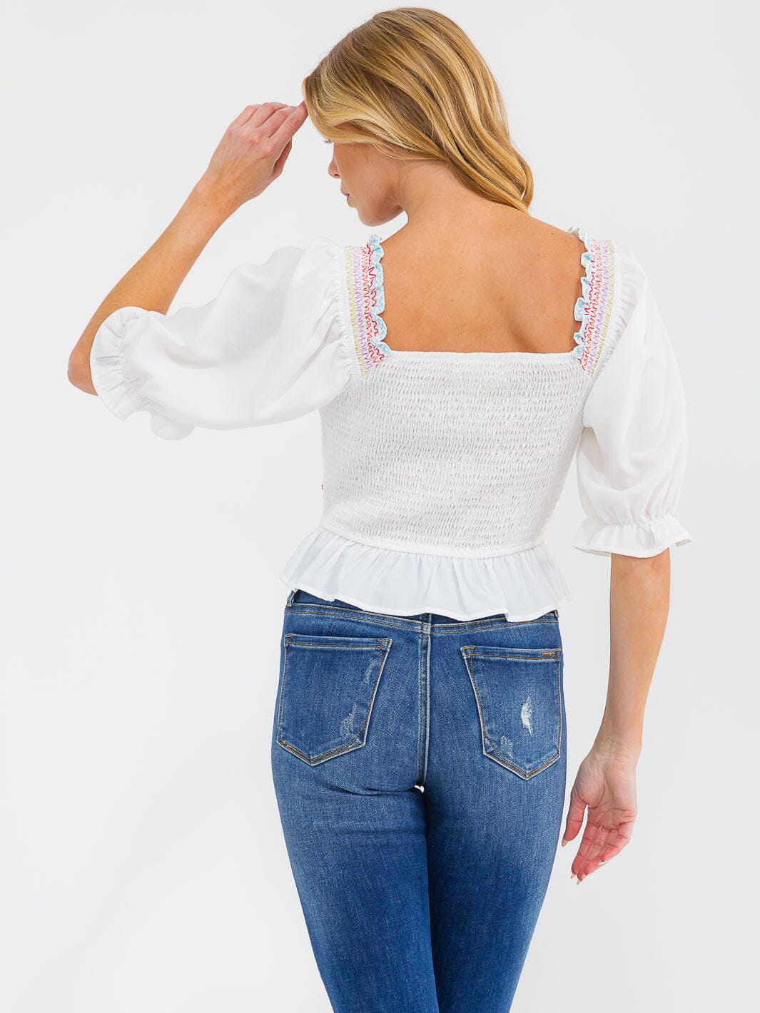 Sweet Caroline Embroidered Top-[option4]-[option5]-Cute-Trendy-Shop-Womens-Boutique-Clothing-Store