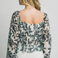 Midnight & Mocha Floral Peplum Blouse-Cute-Trendy-Shop-Womens-Boutique-Clothing-Store