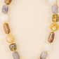 Chunky Marbled Mixed-Bead Statement Necklace-Brown-Cute-Trendy-Shop-Womens-Boutique-Clothing-Store