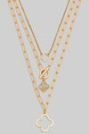 Layer on the Good Luck Clover Necklace-[option4]-[option5]-Cute-Trendy-Shop-Womens-Boutique-Clothing-Store