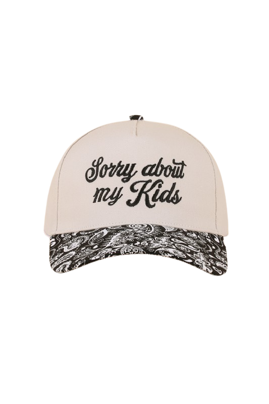Sorry About My Kids Baseball Cap-[option4]-[option5]-Cute-Trendy-Shop-Womens-Boutique-Clothing-Store