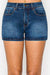 Kick It Up Dark Blue Denim Shorts-[option4]-[option5]-Cute-Trendy-Shop-Womens-Boutique-Clothing-Store