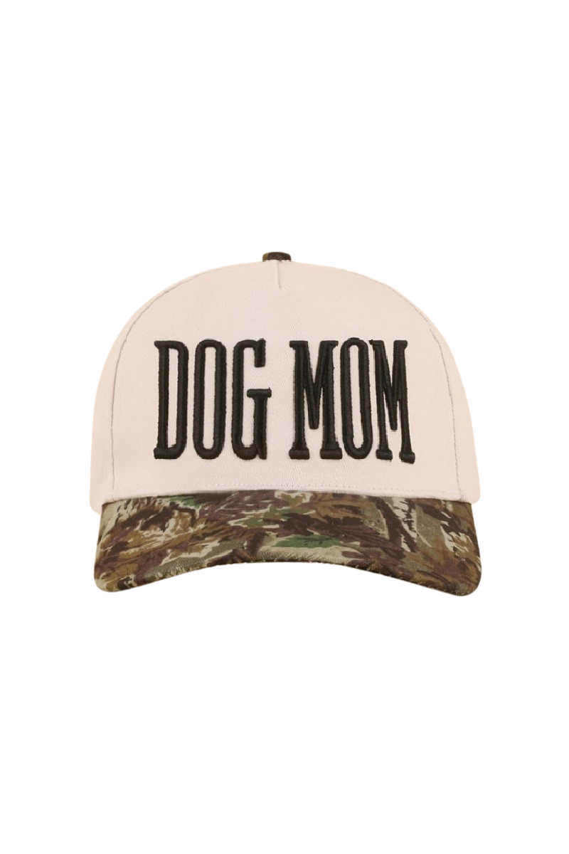 Dog Mom Two Tone Baseball Cap-Leopard-Cute-Trendy-Shop-Womens-Boutique-Clothing-Store