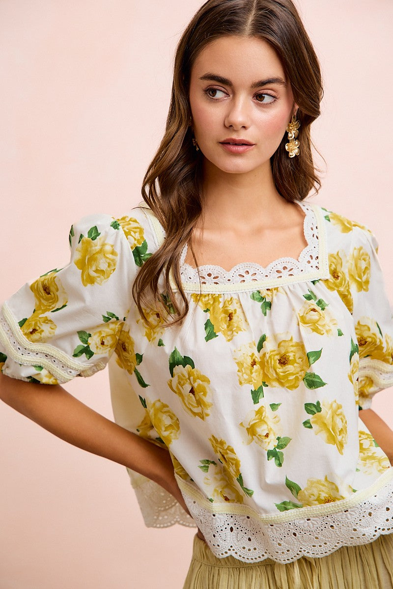 Romance in Bloom Blouse-[option4]-[option5]-Cute-Trendy-Shop-Womens-Boutique-Clothing-Store