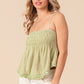 Summer Fun Smocked Cami-Green-SMALL-[option4]-[option5]-Cute-Trendy-Shop-Womens-Boutique-Clothing-Store