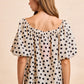 Right On The Money Polka Dot Top-[option4]-[option5]-Cute-Trendy-Shop-Womens-Boutique-Clothing-Store